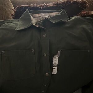 Carhartt Women's Green Plaid Shirt